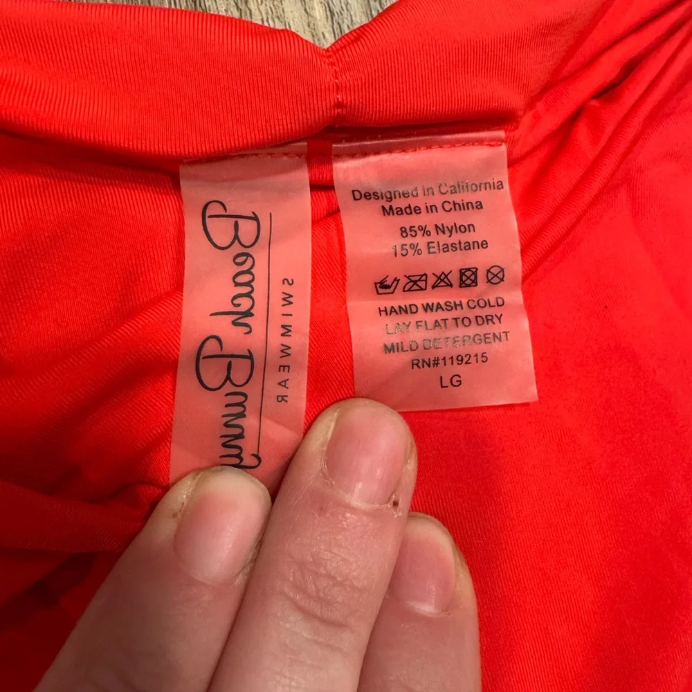 Beach Bunny Red Bikini with Heart Accents - Picture 6 of 10